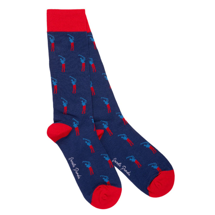 Swole Panda Golfer Bamboo Socks