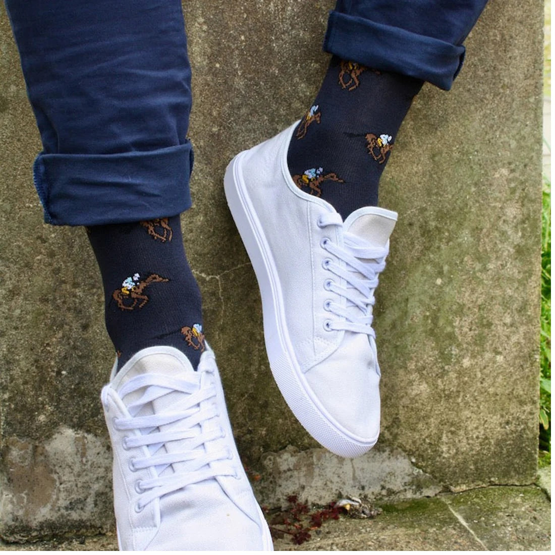 Swole Panda Jockey Bamboo Socks