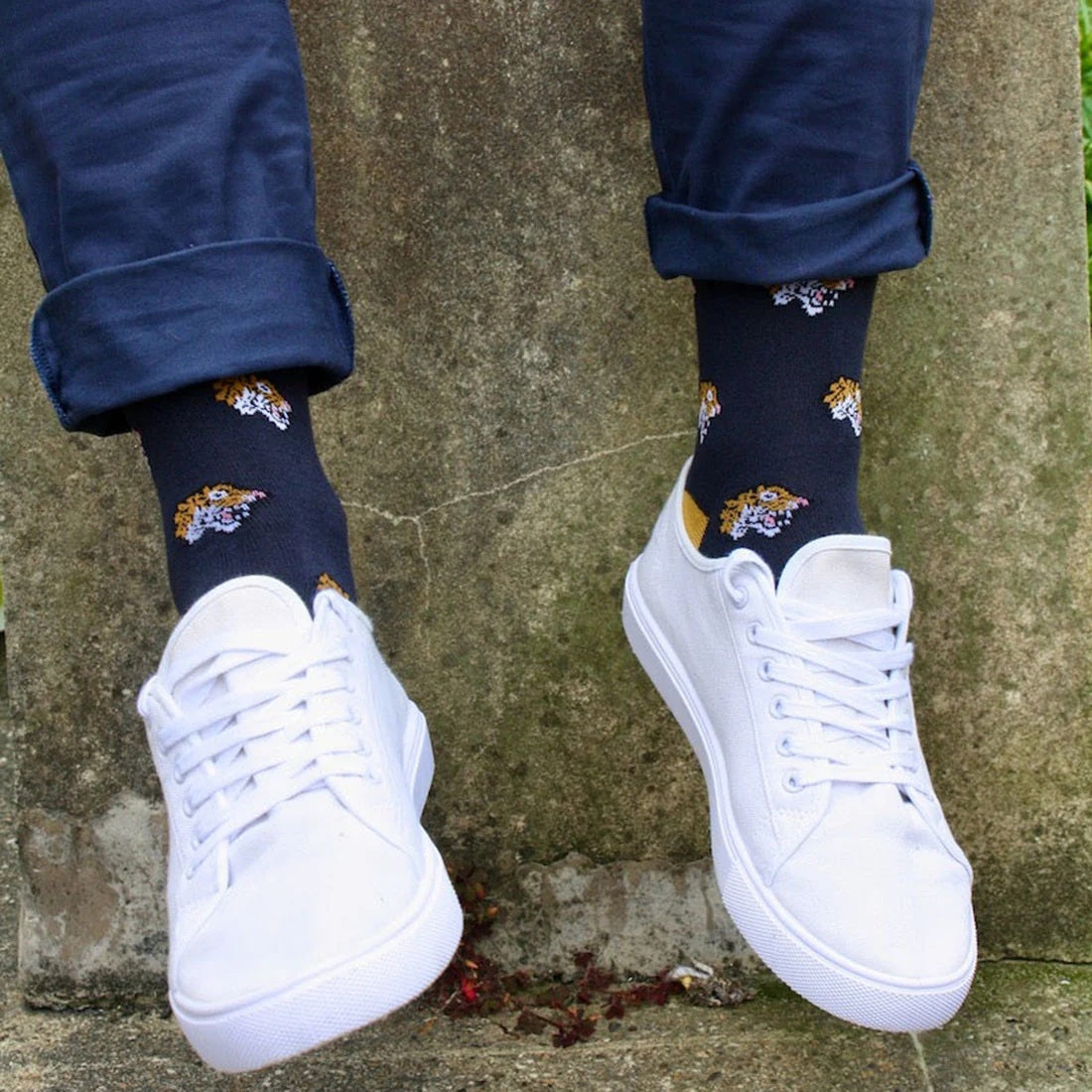 Swole Panda Tiger Bamboo Socks