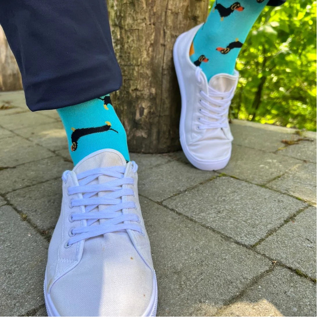 Swole Panda Sausage Bamboo Dog Socks