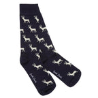 Swole Panda Blue Stag Bamboo Socks