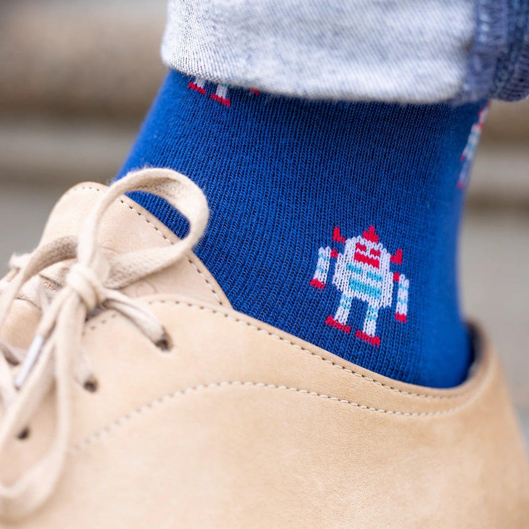 Swole Panda Robot Bamboo Socks