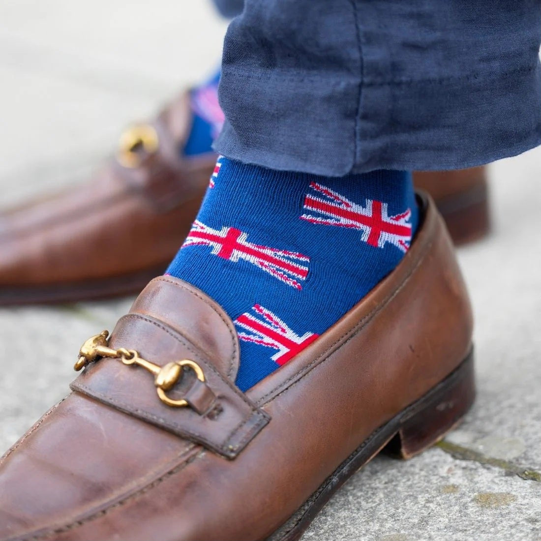 Swole Panda Union Jack Bamboo Socks