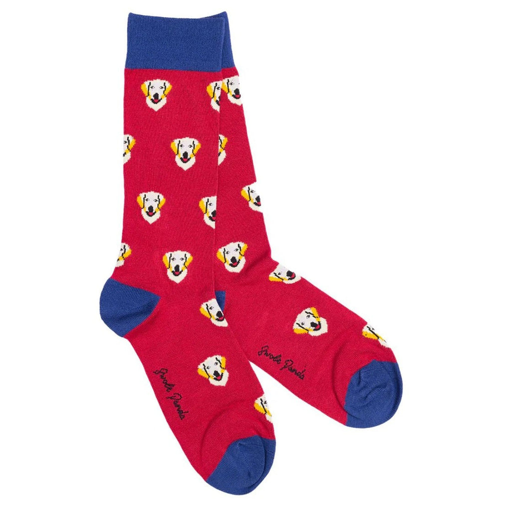 Swole Panda Golden Retriever Bamboo Socks