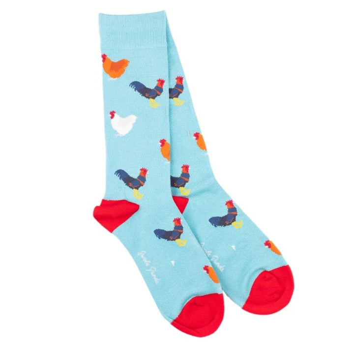 Swole Panda Rooster Bamboo Socks