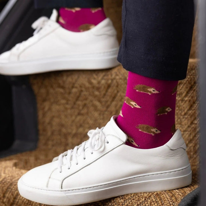 Swole Panda Hedgehog Bamboo Socks