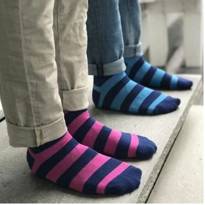 Swole Panda Bar Stripe Bamboo Socks