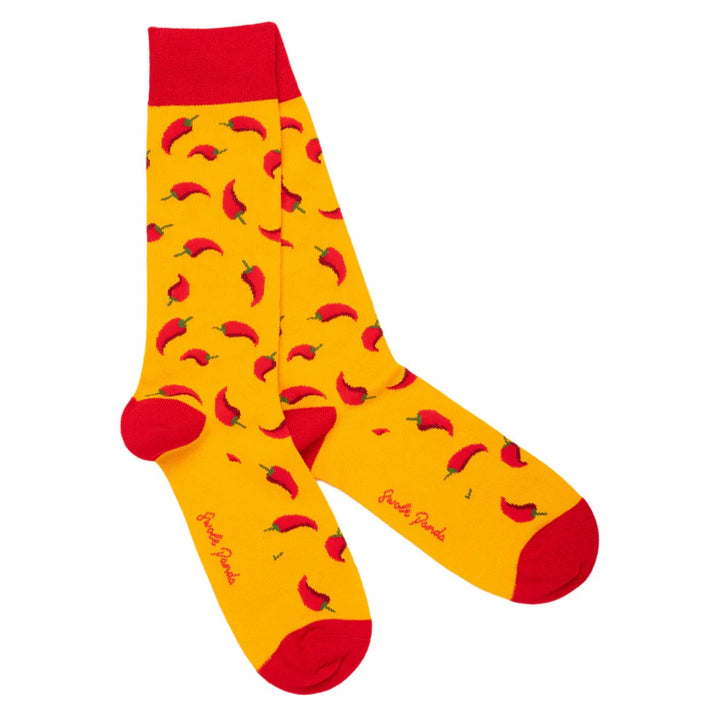 Swole Panda Red Chilli Bamboo Socks