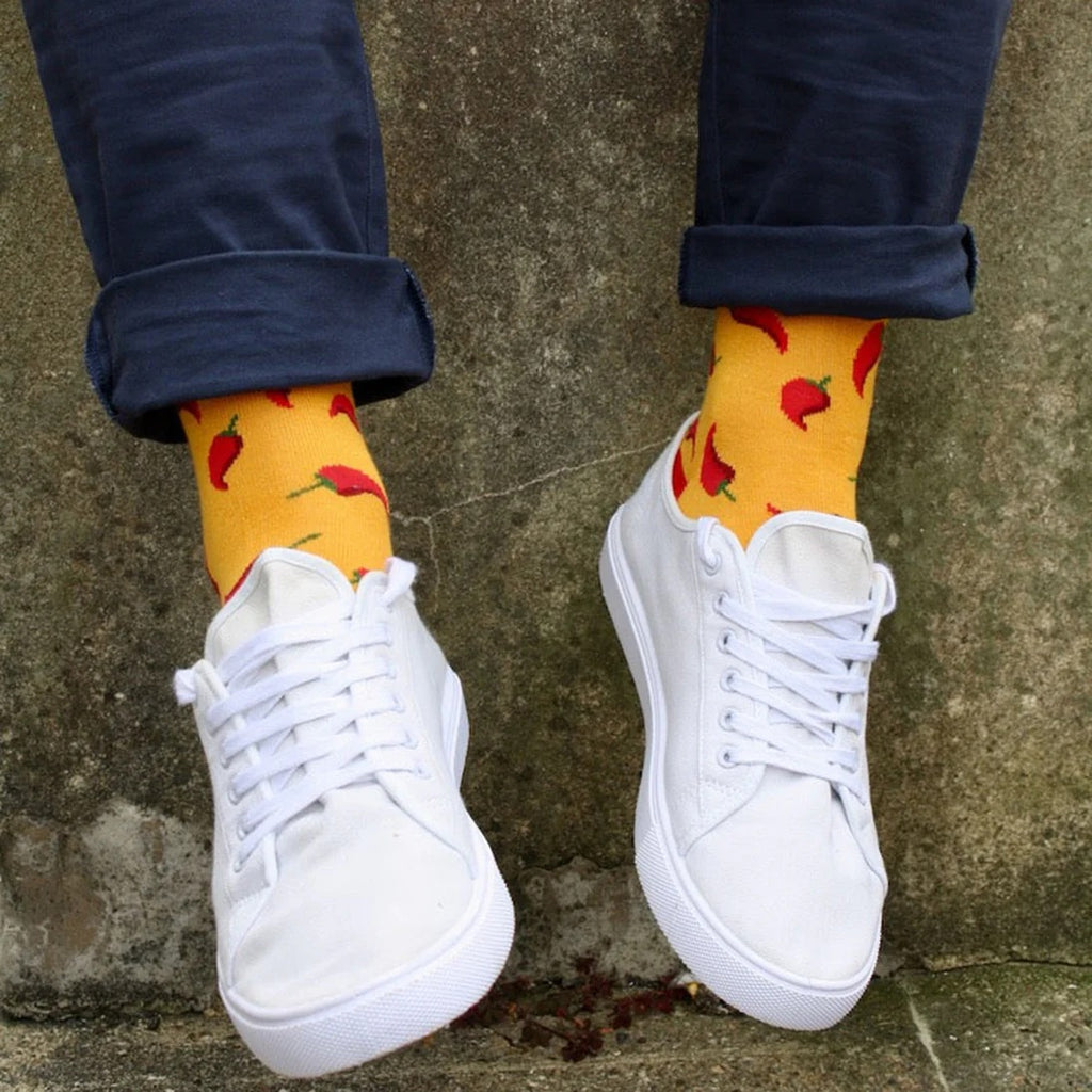 Swole Panda Red Chilli Bamboo Socks