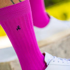 Swole Panda Plain Ribbed Bamboo Socks