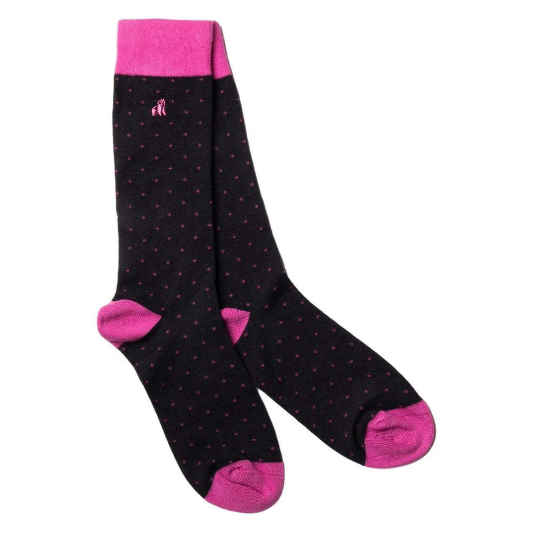 Swole Panda Spotted Bamboo Socks