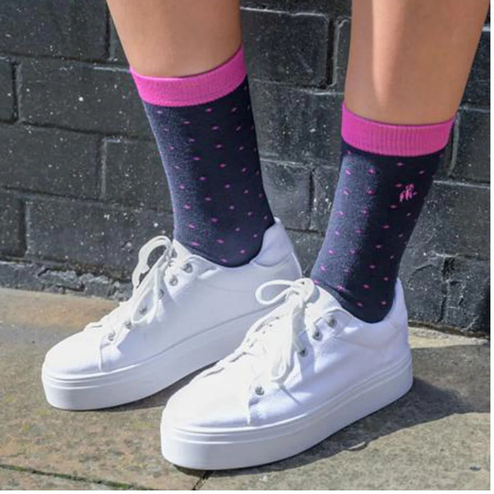 Swole Panda Spotted Bamboo Socks