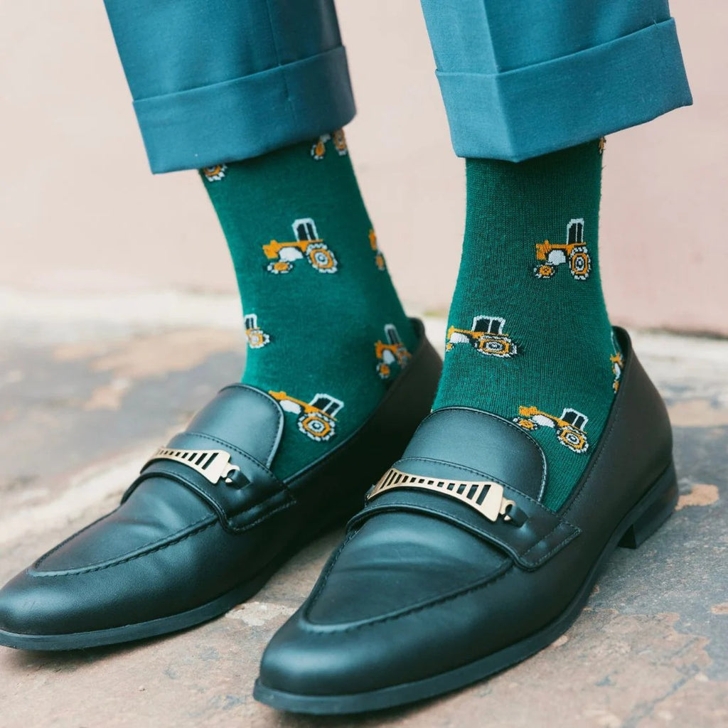 Swole Panda Tractor Bamboo Socks