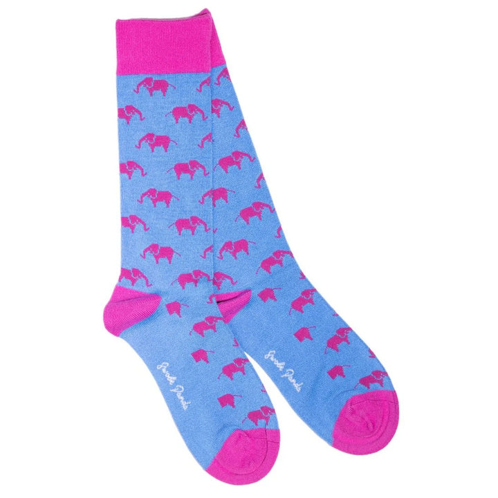 Swole Panda Elephant Bamboo Socks