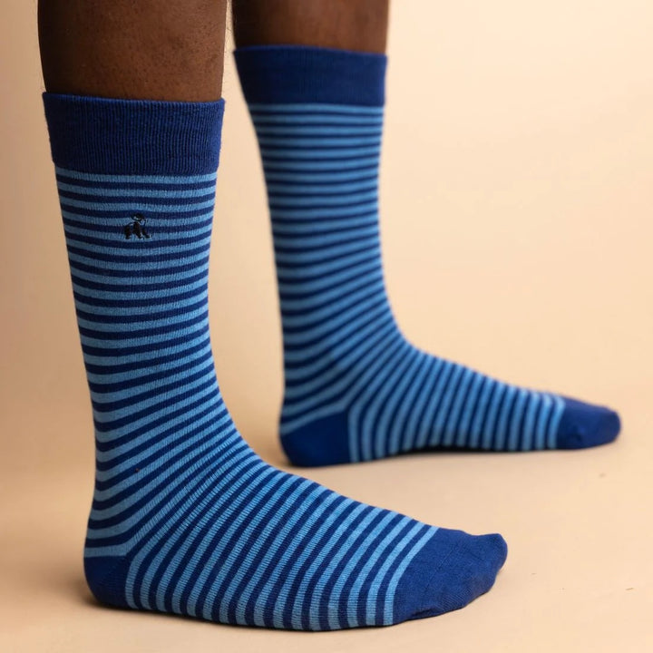 Swole Panda Striped Bamboo Socks