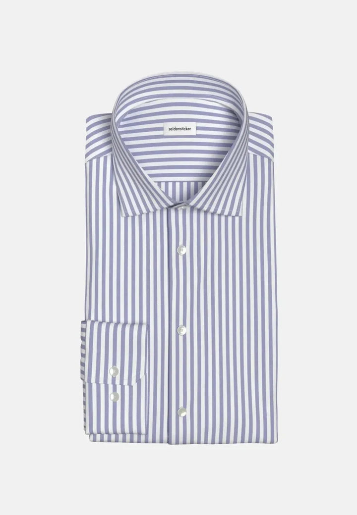 Seidensticker Kent Stripe Shirt - Blue
