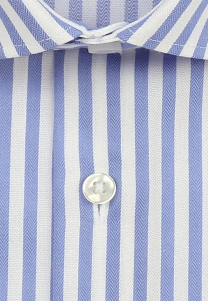 Seidensticker Kent Stripe Shirt - Blue