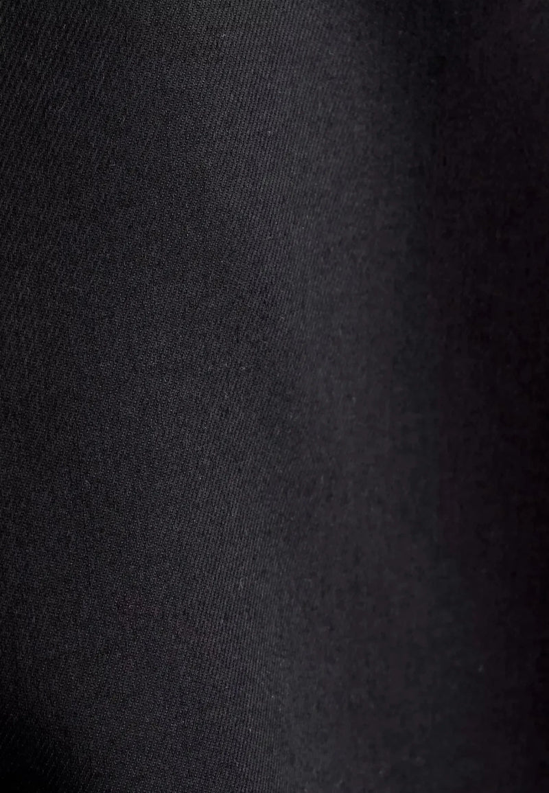 Seidensticker New Kent Shaped Twill Shirt - Black