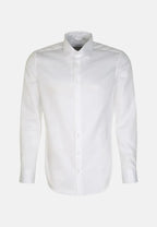 Seidensticker New Kent Shaped Twill Shirt - White