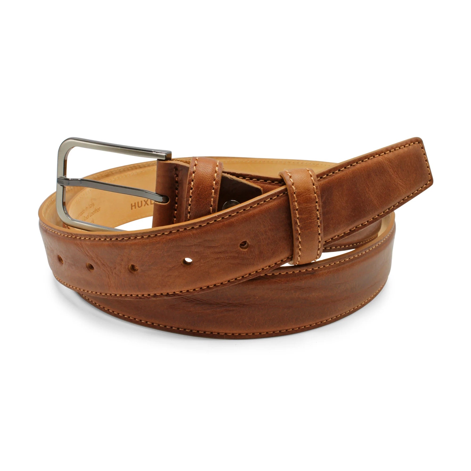 Huxley Tanner "Sobers" Weathered Effect Leather Belt