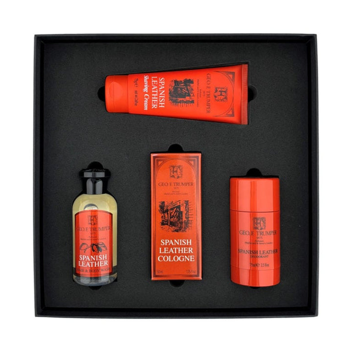 Geo F Trumper Spanish Leather Gift Set