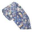 Liberty Fabric Cotton Tie - Strawberry Thief by Van Buck - Blue