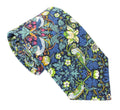 Liberty Fabric Cotton Tie - Strawberry Thief by Van Buck - Green