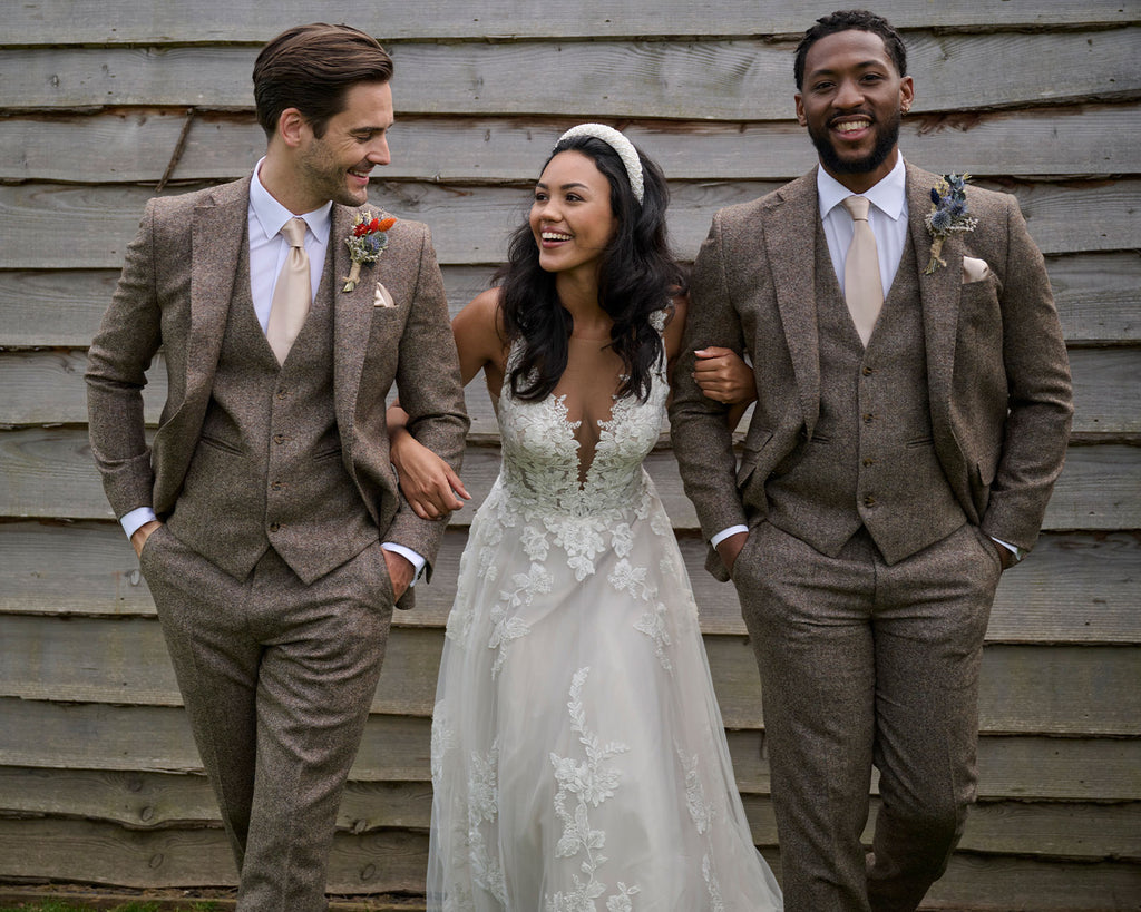 Brown Tweed Suit
