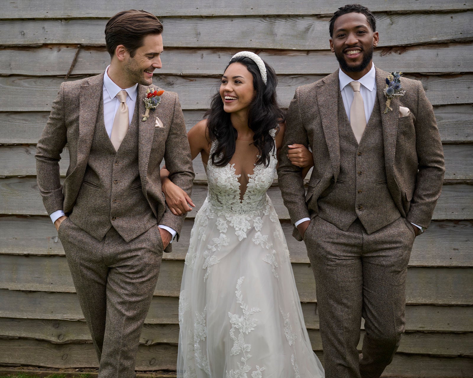 Brown Tweed Suit