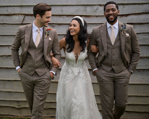 Brown Tweed Suit
