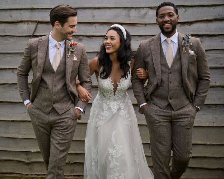 Brown Tweed Suit