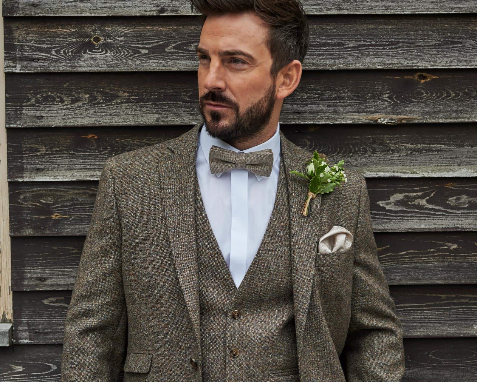 Brown Tweed Suit