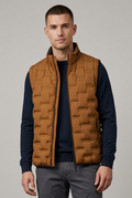 Redpoint Perry Quilted Gilet - Rusty Brown