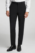 Ted Baker Slim Fit Performance Black Panama Trouser