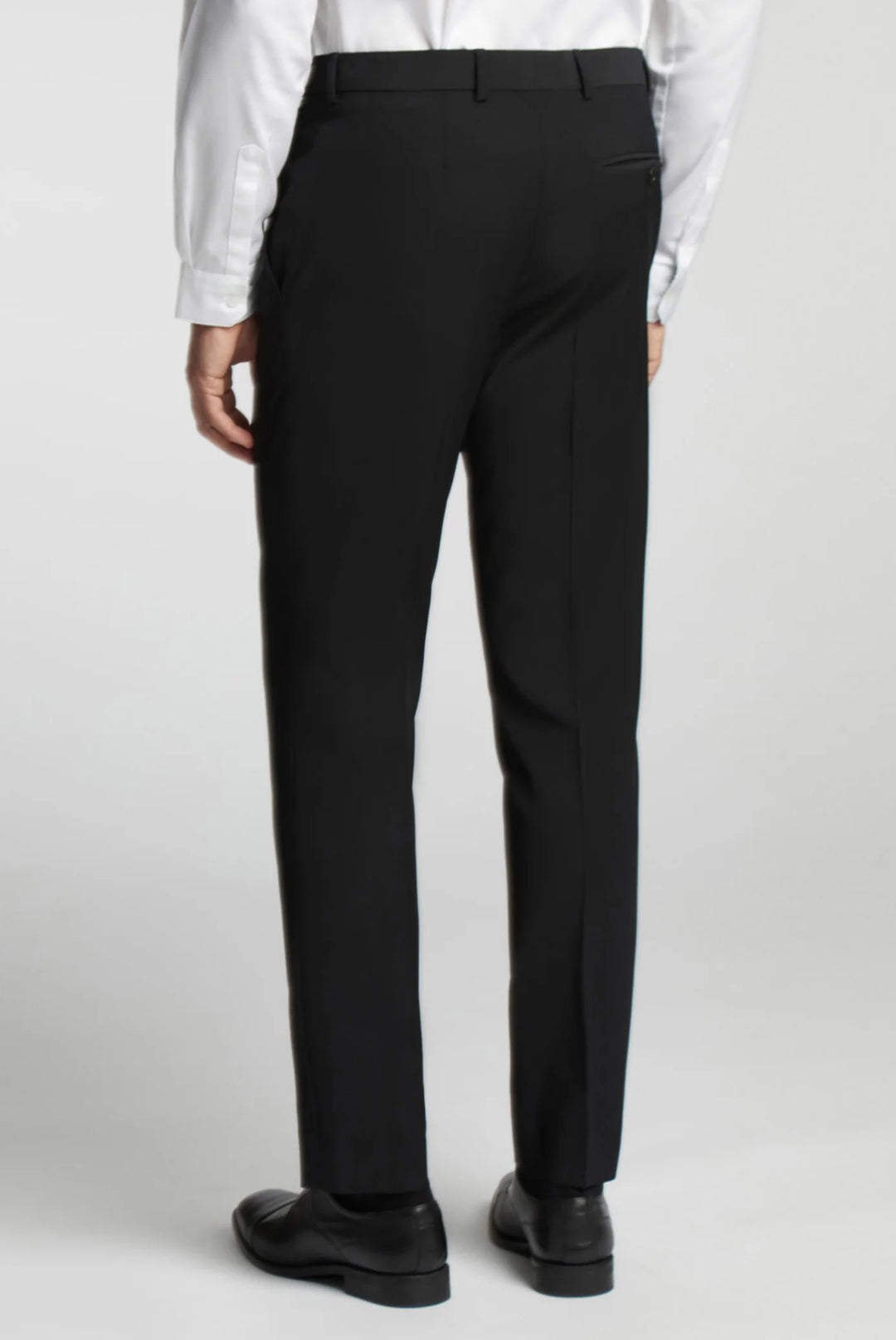 Ted Baker Slim Fit Performance Black Panama Trouser