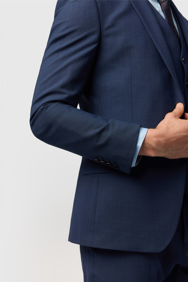 Ted Baker Slim Fit Performance Blue Panama Suit