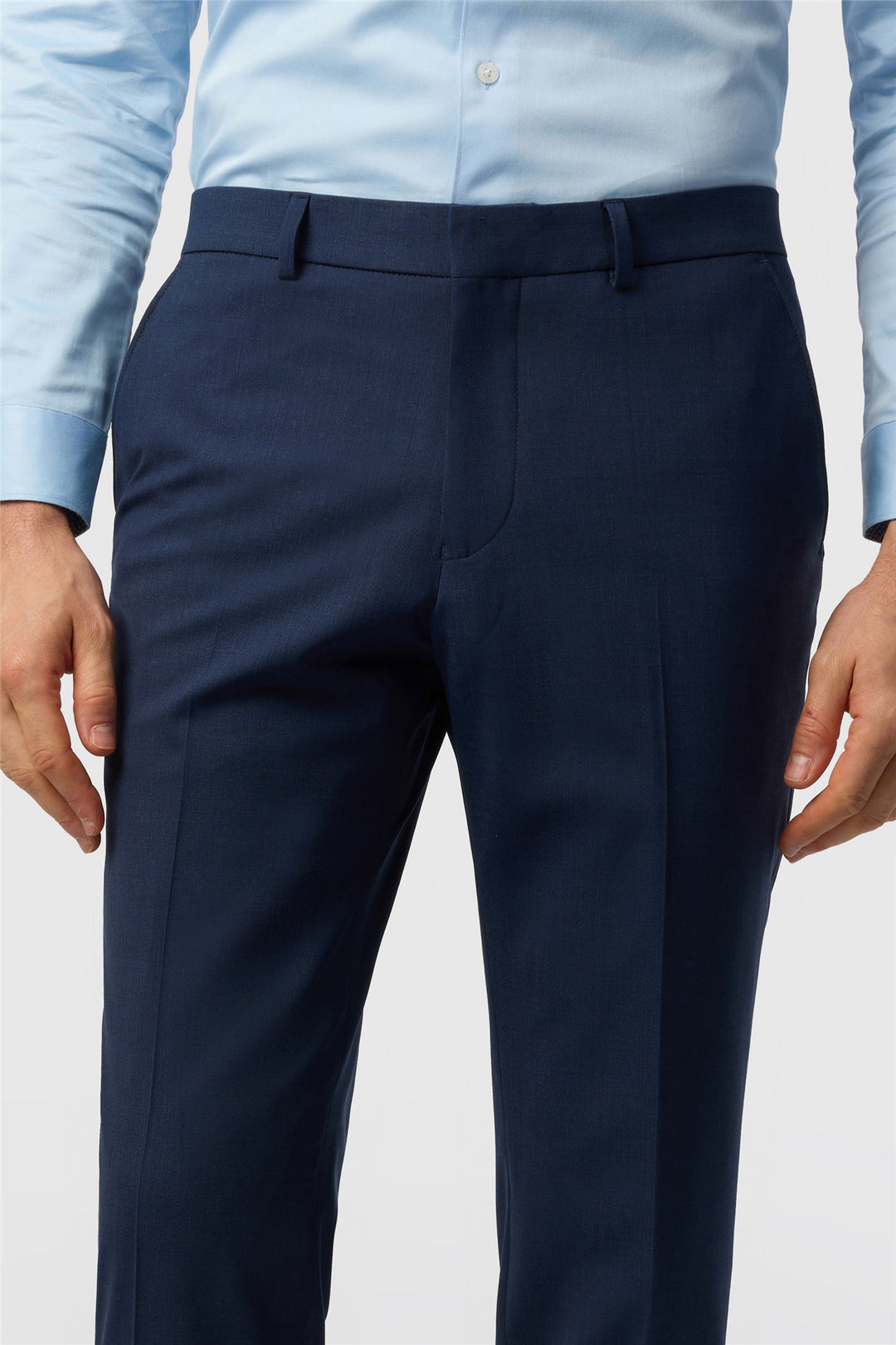 Ted Baker Slim Fit Performance Blue Panama Suit