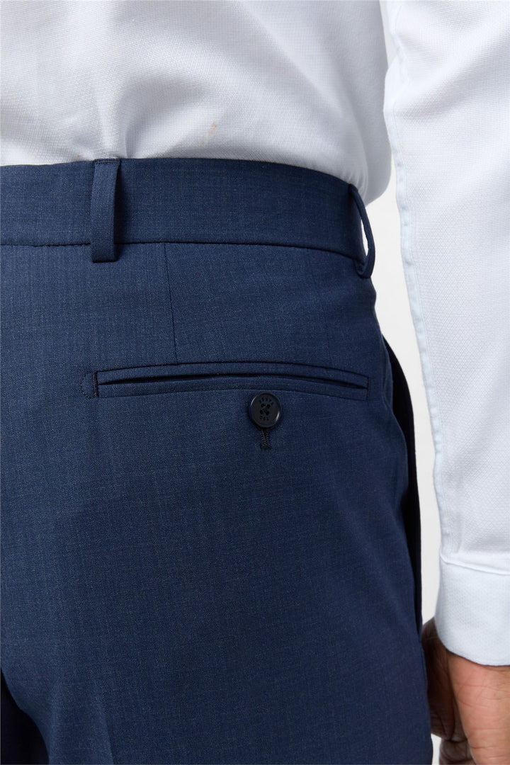 Ted Baker Slim Fit Performance Blue Panama Suit
