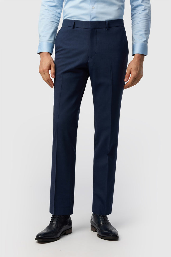 Ted Baker Slim Fit Performance Blue Panama Suit