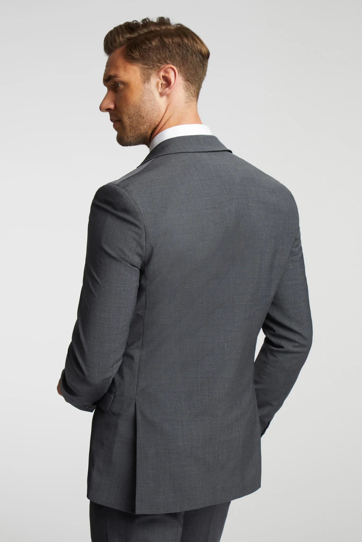 Ted Baker Slim Fit Performance Charcoal Panama Jacket