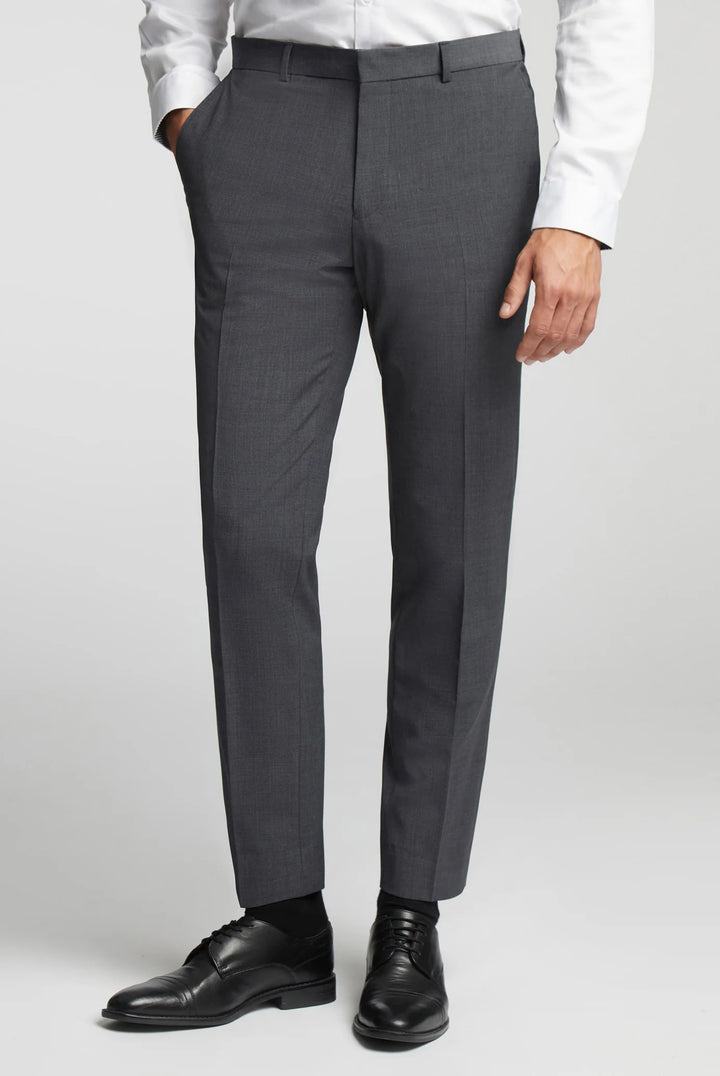 Ted Baker Slim Fit Performance Charcoal Panama Trouser