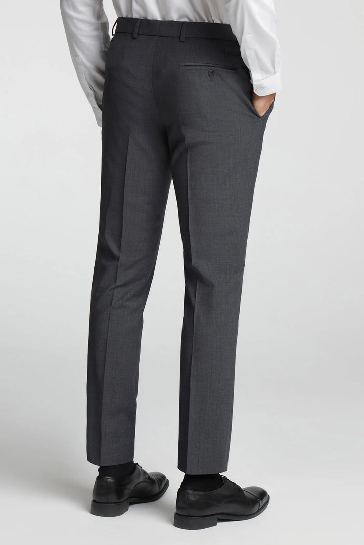 Ted Baker Slim Fit Performance Charcoal Panama Trouser