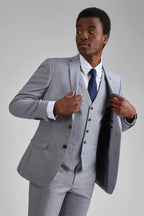 Ted Baker Slim Fit Denali Jacket Light Grey
