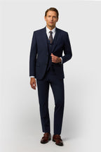 Ted Baker Slim Fit Performance Navy Panama Jacket