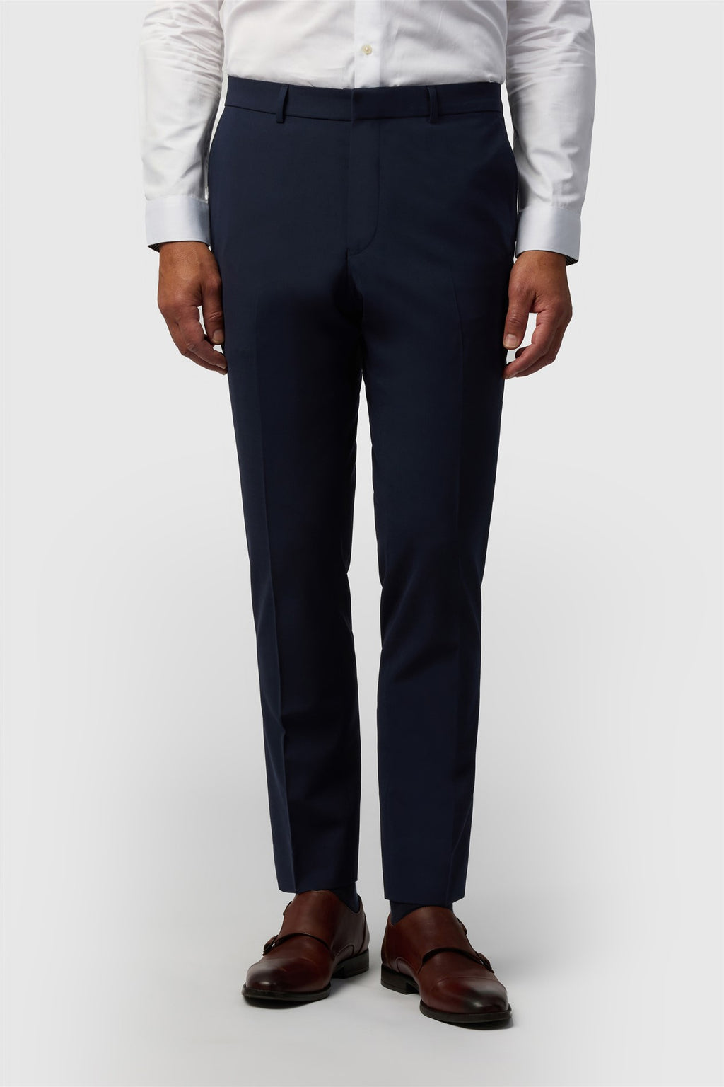 Ted Baker Slim Fit Performance Navy Panama Trouser
