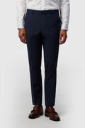 Ted Baker Slim Fit Performance Navy Panama Trouser