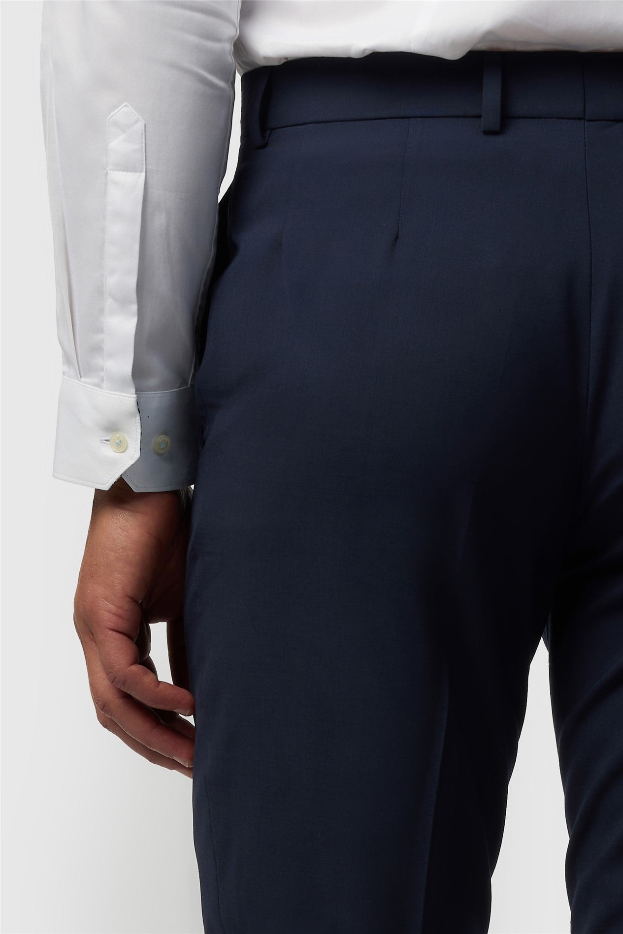 Ted Baker Slim Fit Performance Navy Panama Trouser