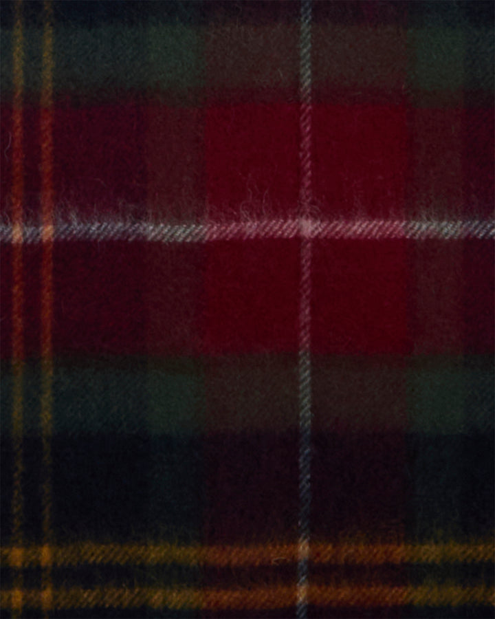 Barbour Wool Cashmere Tartan Scarf - Winterberry Tartan