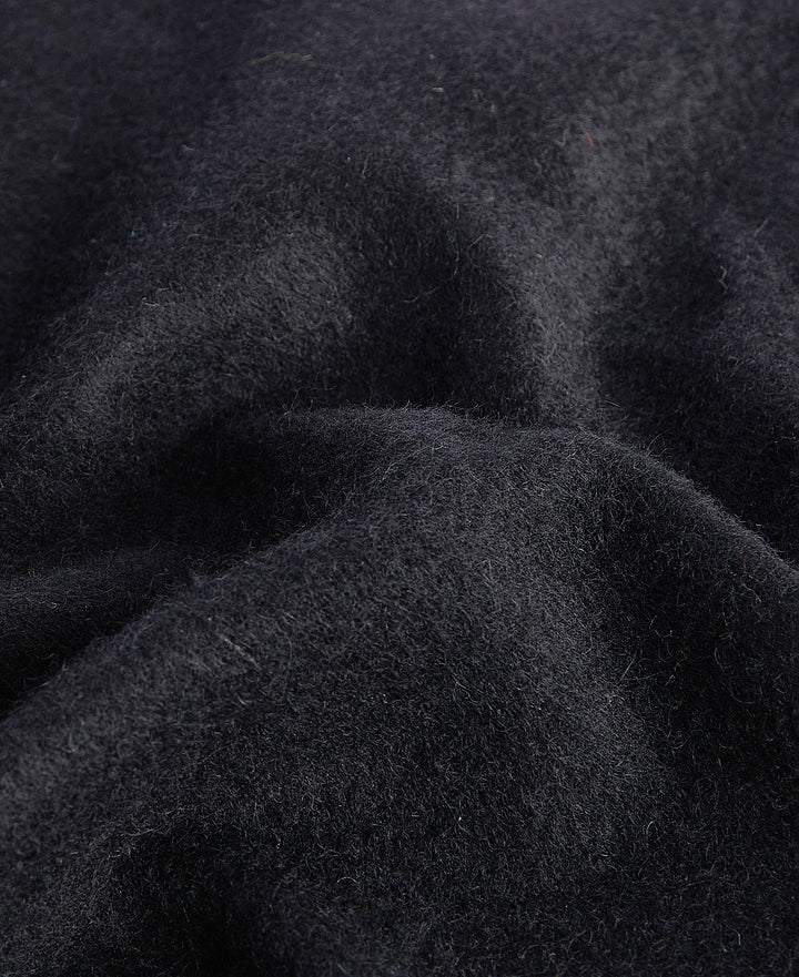 Barbour Plain Lambswool Scarf - Black