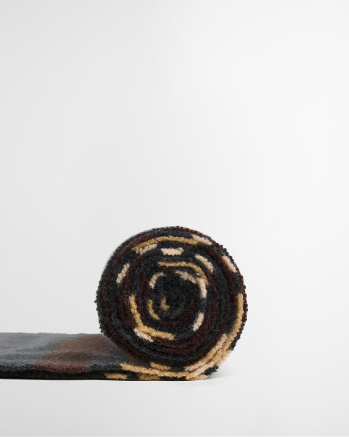 Barbour Alston Stripe Scarf - Birchwood Mix Tartan
